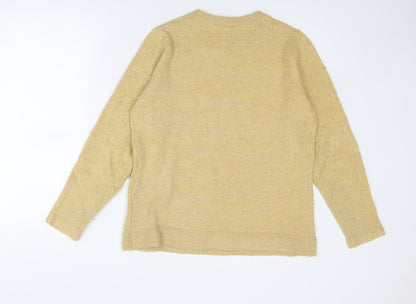 Womens UK Size L Anna Rose Yellow Pullover Jumper