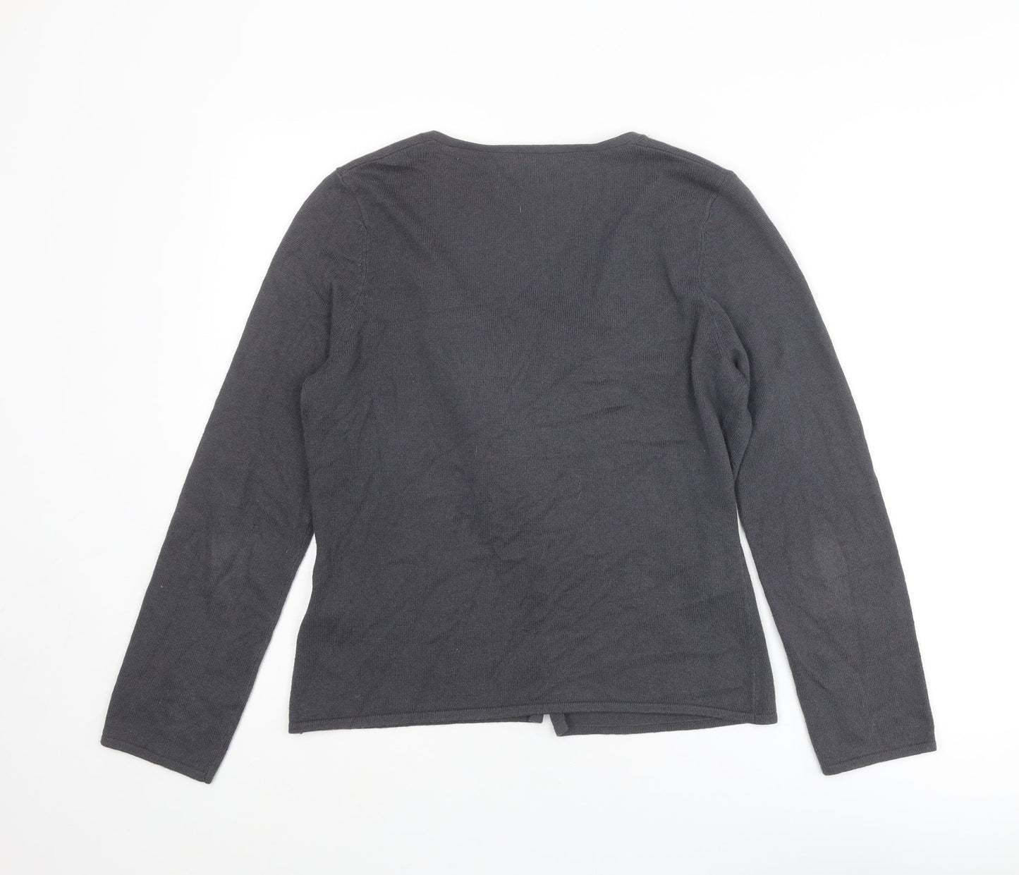 Womens UK Size 12 Fenn Wright Manson Grey Cardigan Jumper