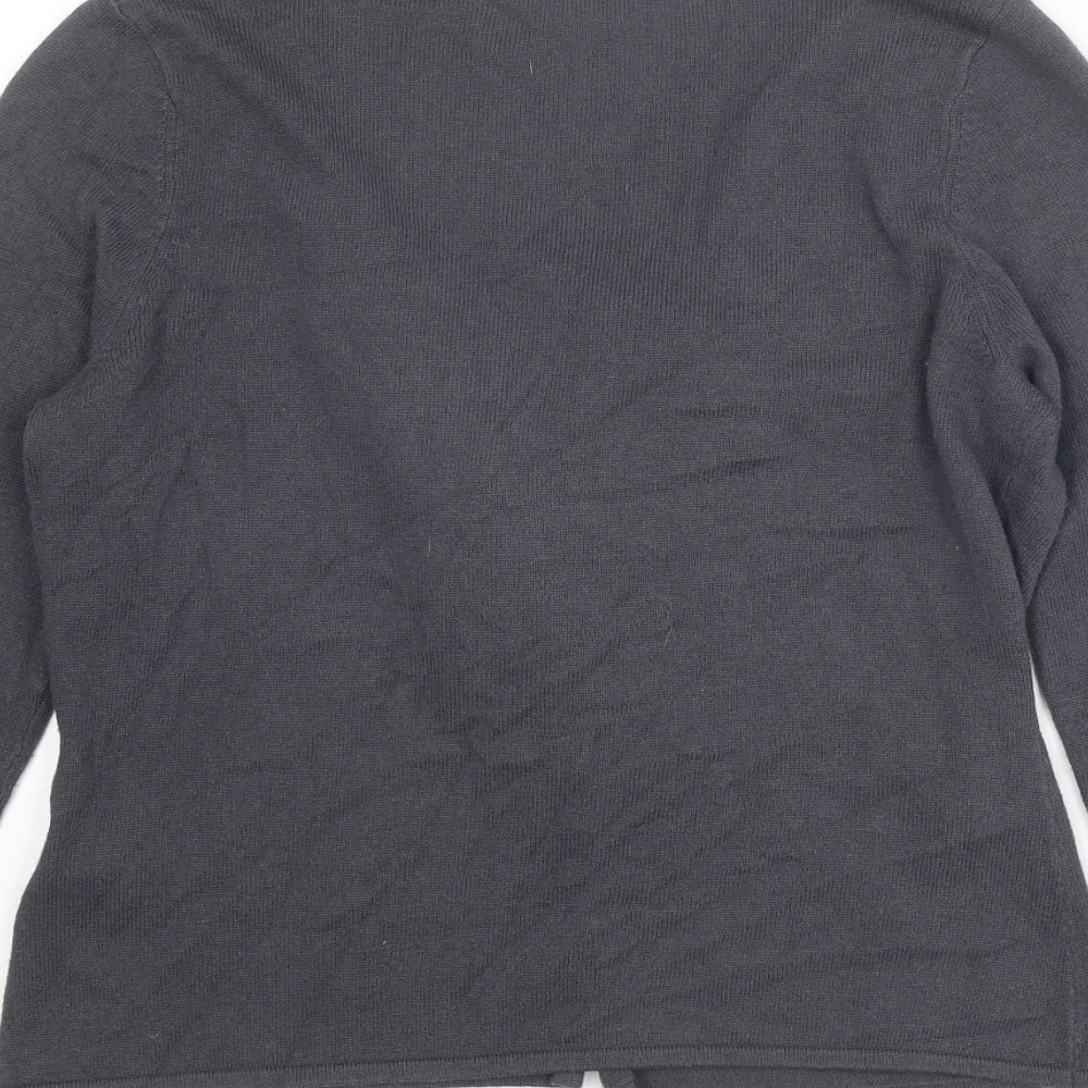 Womens UK Size 12 Fenn Wright Manson Grey Cardigan Jumper