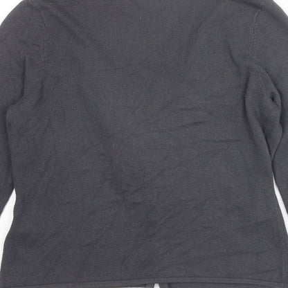 Womens UK Size 12 Fenn Wright Manson Grey Cardigan Jumper