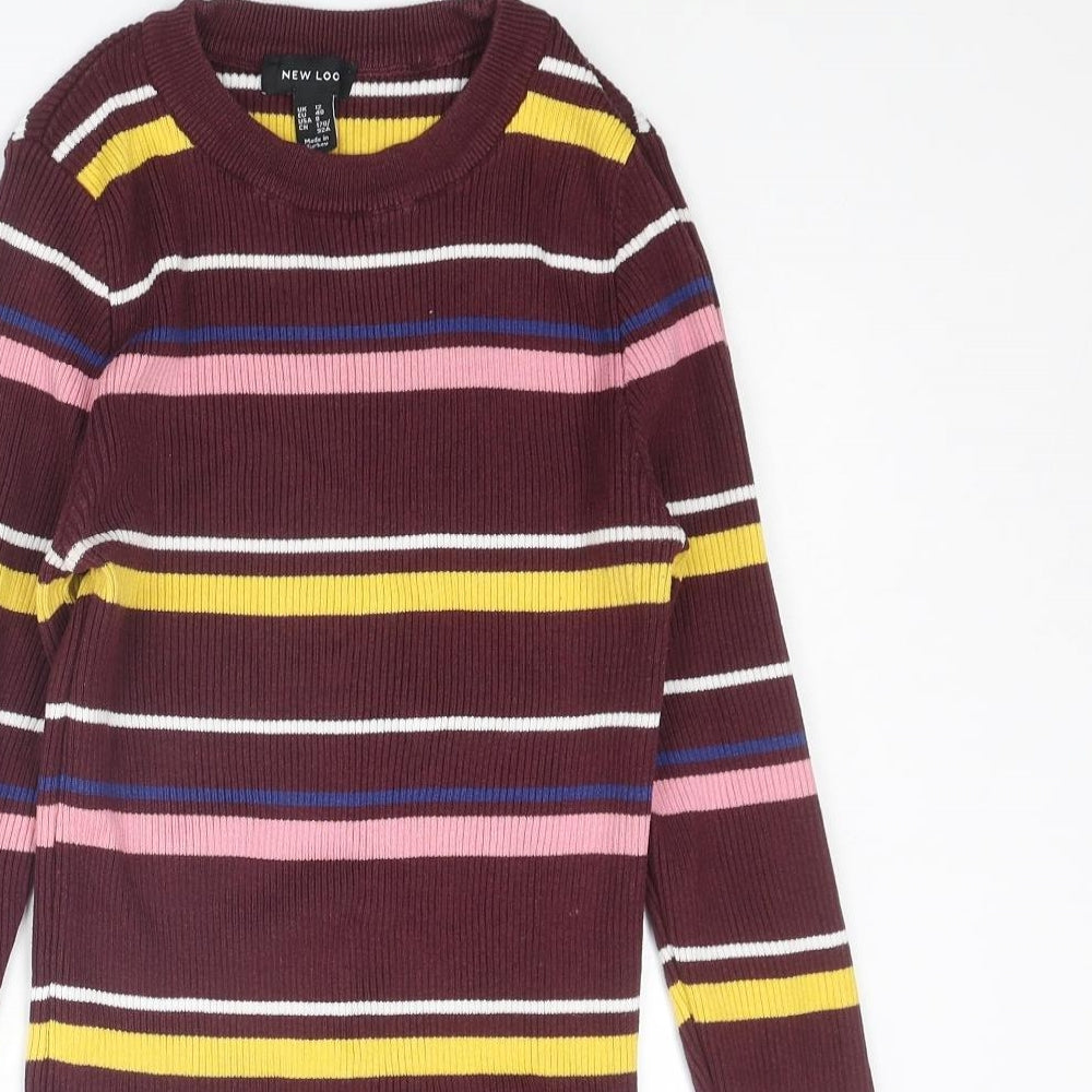 Womens UK Size 12 New Look Multicoloured Pullover Jumper