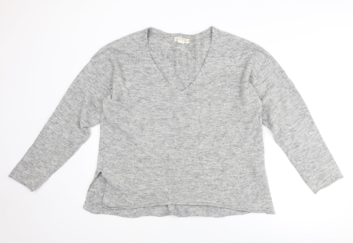 Womens UK Size S H&M Grey Pullover Jumper