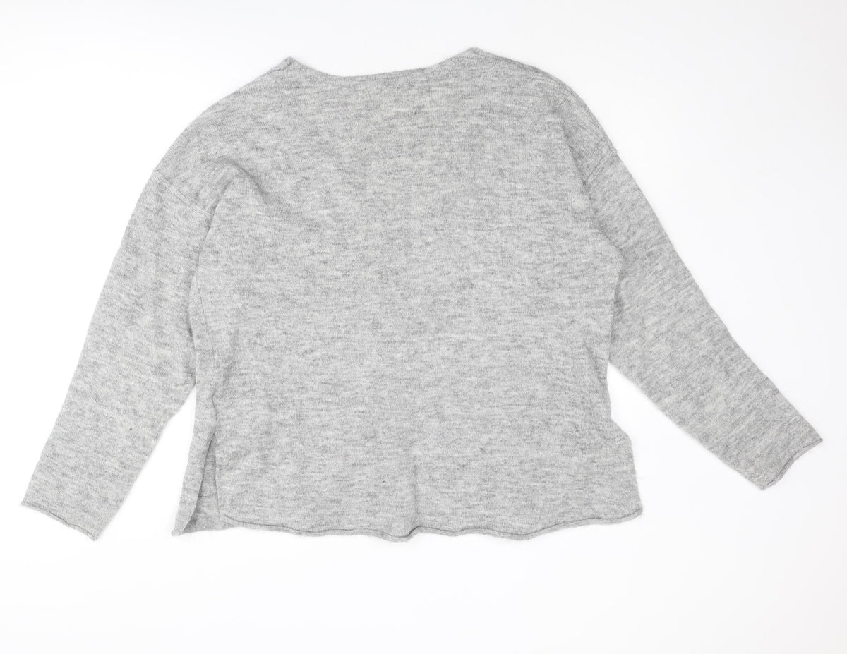Womens UK Size S H&M Grey Pullover Jumper