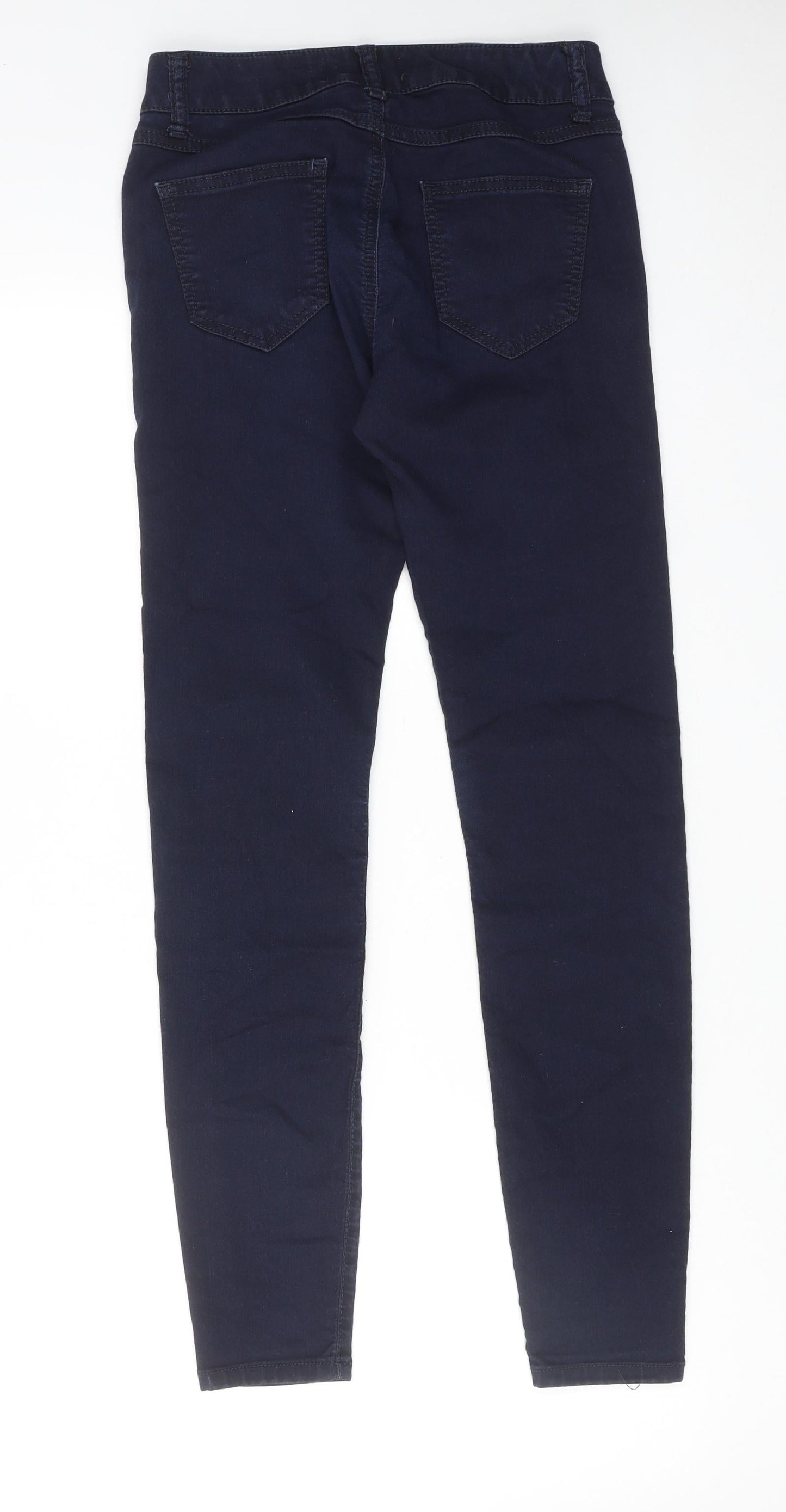 Womens UK Size 8 Marks and Spencer Regular Fit Skinny Blue Jeans