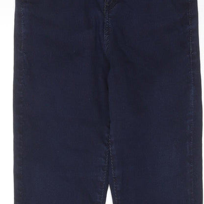 Womens UK Size 8 Marks and Spencer Regular Fit Skinny Blue Jeans