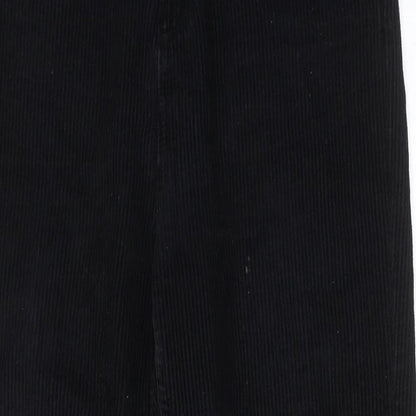 BDG Womens Black Cotton Trousers Size 27 in L32 in Regular Zip