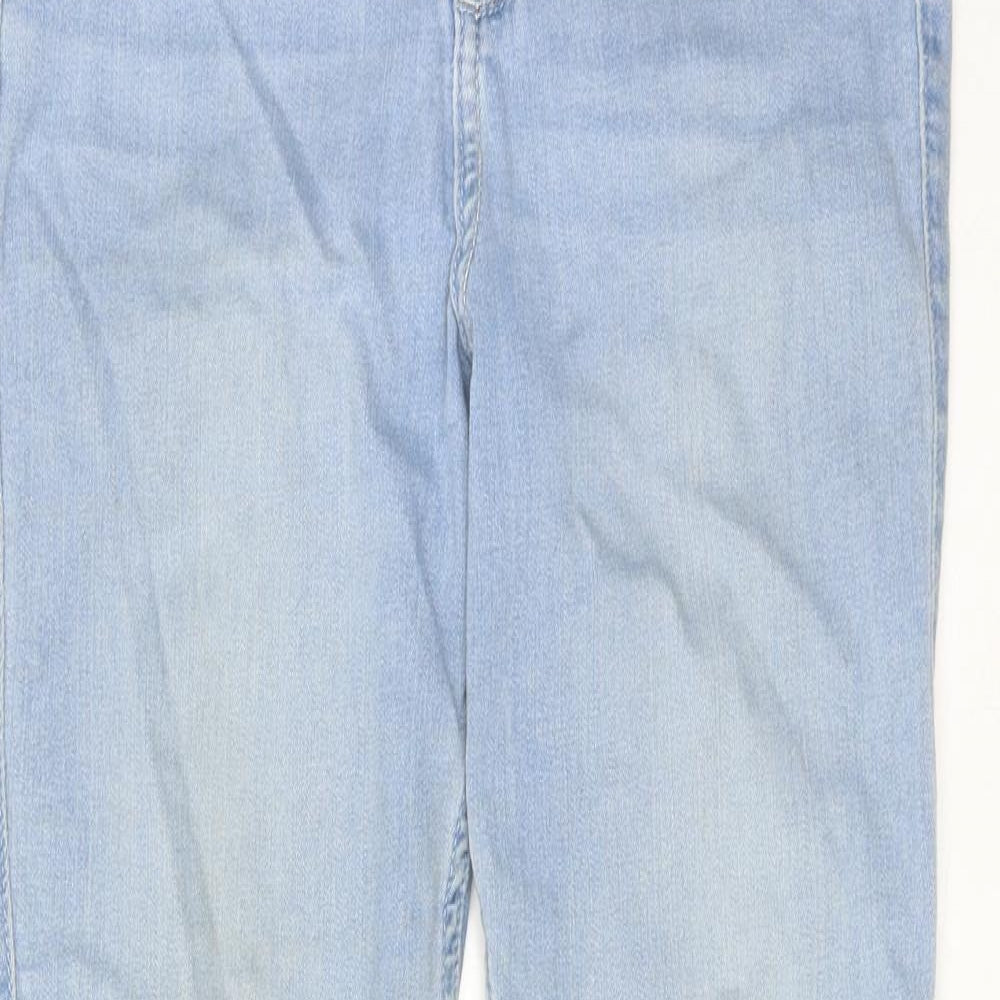 Hollister Womens Blue Cotton Skinny Jeans Size 28 in L28 in Regular Zip