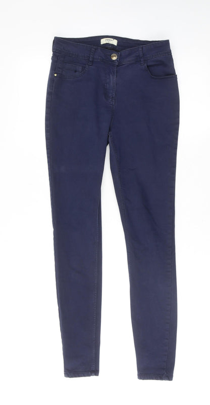 Womens UK Size 8 Papaya Regular Fit Skinny Blue Jeans