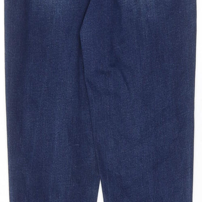 Womens UK Size 10 Royalty Regular Fit Skinny Blue Jeans