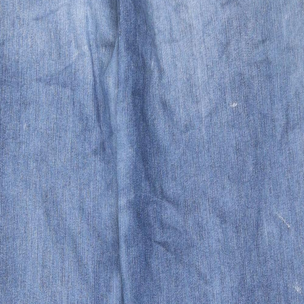 Womens UK Size 10 Wallis Regular Fit Straight Blue Jeans