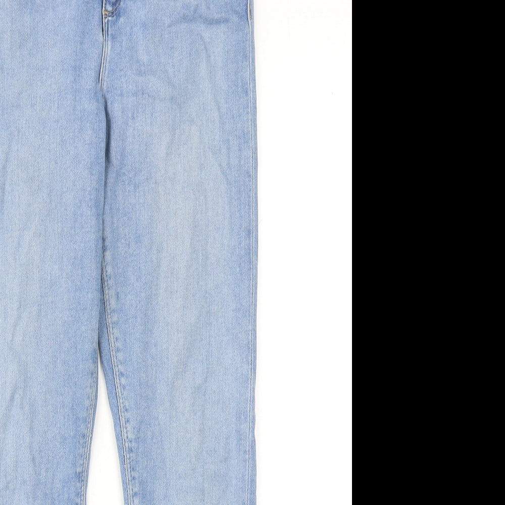 ASOS Womens Blue Cotton Skinny Jeans Size 28 in L30 in Regular Zip