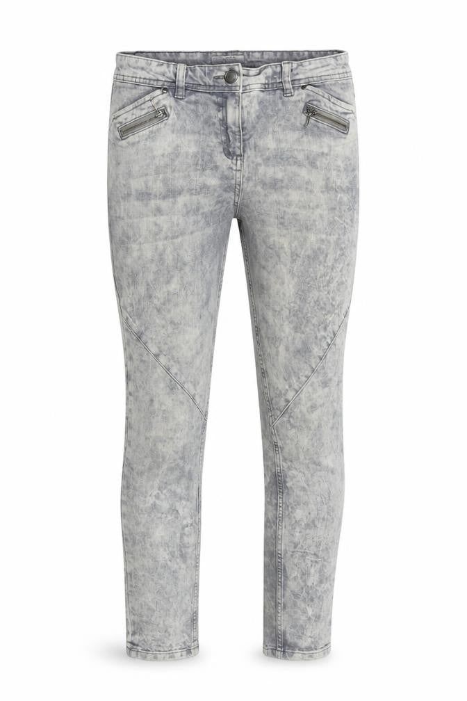 Womens UK Size 10 Papaya Regular Fit Skinny Grey Jeans