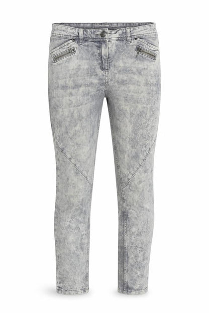 Womens UK Size 10 Papaya Regular Fit Skinny Grey Jeans