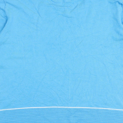 Womens UK Size XL BASSINI Blue Pullover Jumper