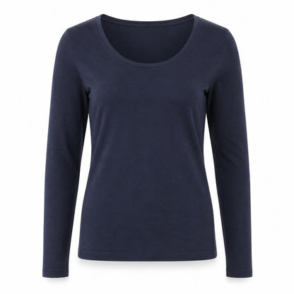 Womens UK Size M b.young Blue Basic T-Shirt