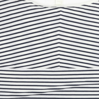 Womens UK Size L H&M Blue Cropped T-Shirt