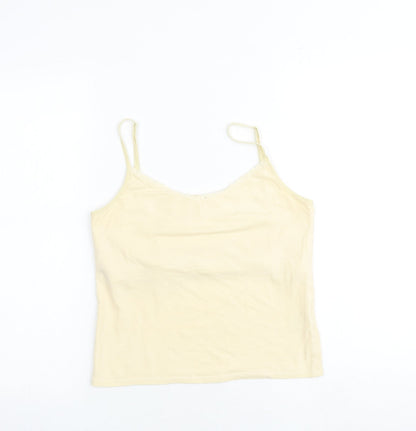Womens UK Size S Principles Ivory Basic Tank