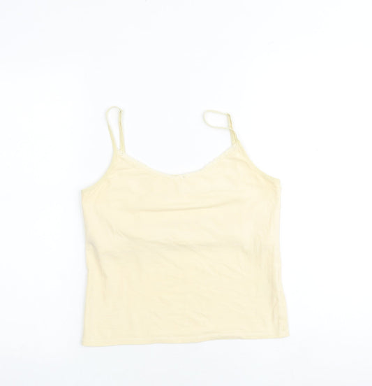 Womens UK Size S Principles Ivory Basic Tank
