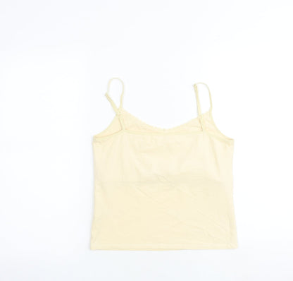 Womens UK Size S Principles Ivory Basic Tank