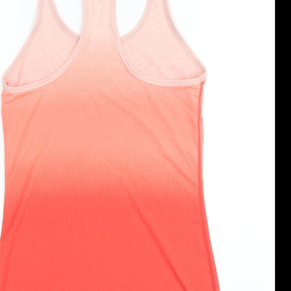 Womens UK Size S Gap Pink Basic Tank
