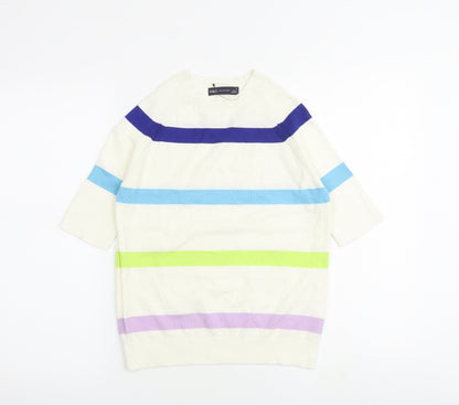 Womens UK Size S Marks and Spencer Multicoloured Pullover Jumper