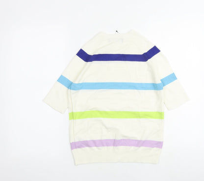 Womens UK Size S Marks and Spencer Multicoloured Pullover Jumper