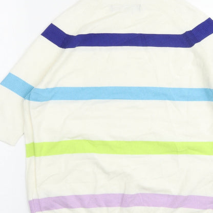 Womens UK Size S Marks and Spencer Multicoloured Pullover Jumper
