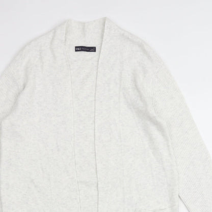Womens UK Size 8 Marks and Spencer Grey Cardigan Jumper