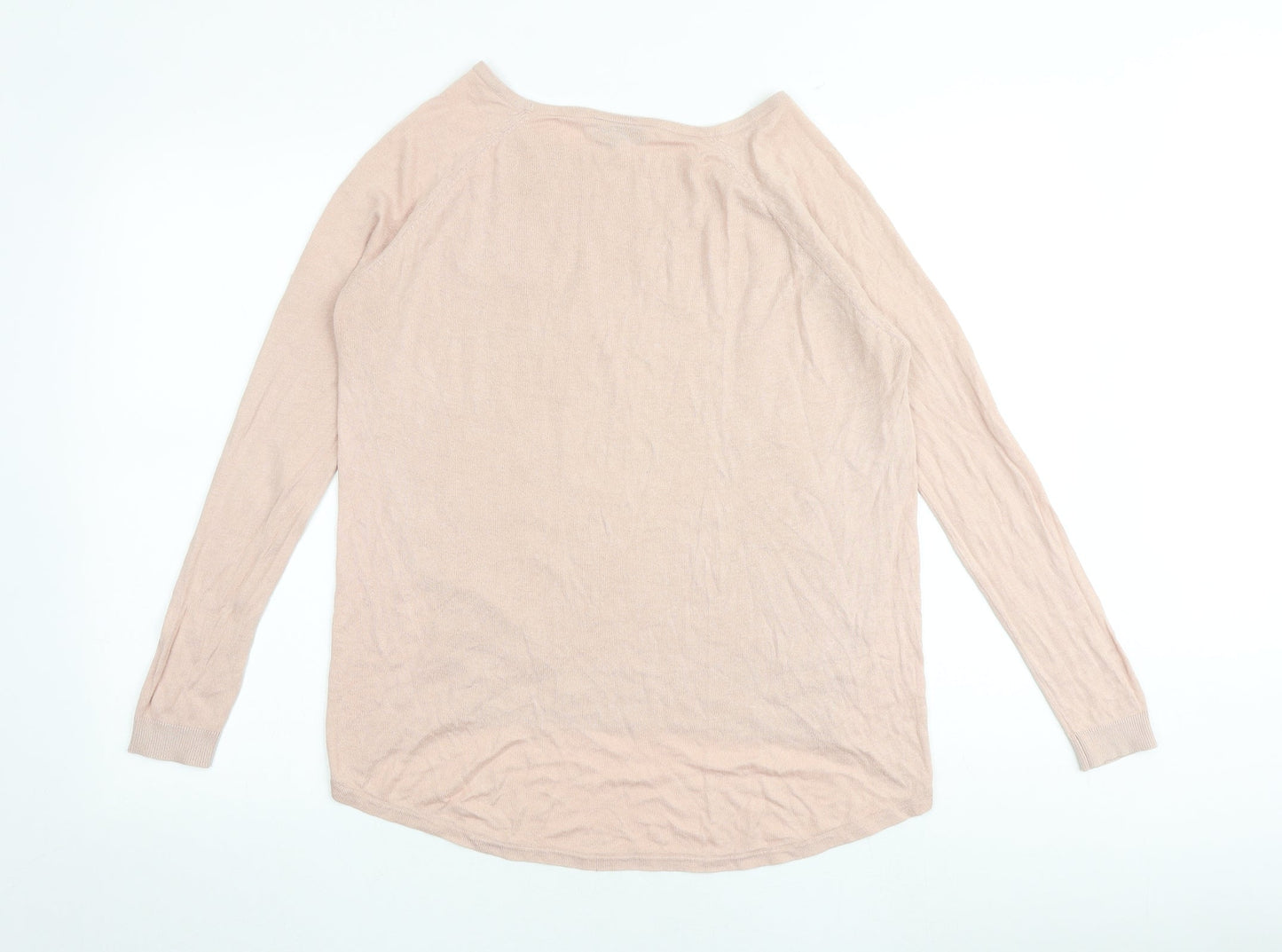 Womens UK Size 10 Warehouse Pink Pullover Jumper