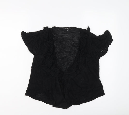 Womens UK Size 14 Marks and Spencer Black Cardigan Jumper