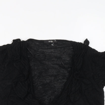Womens UK Size 14 Marks and Spencer Black Cardigan Jumper