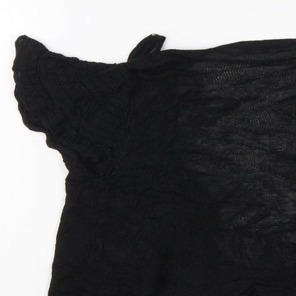 Womens UK Size 14 Marks and Spencer Black Cardigan Jumper
