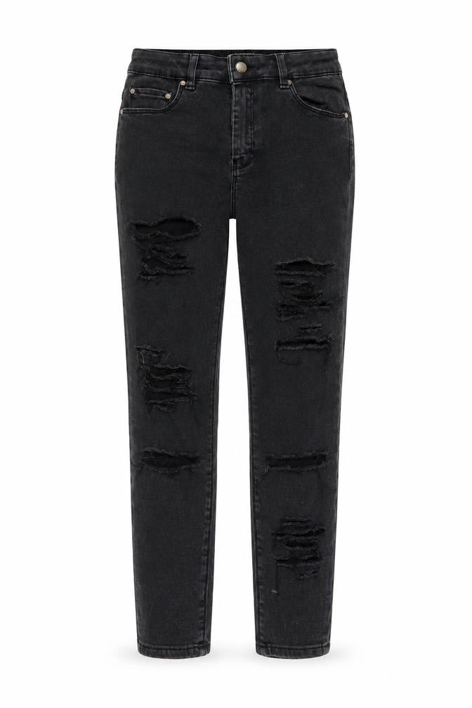 Womens UK Size 28 in ASOS Regular Fit Straight Black Jeans