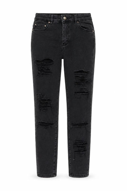 Womens UK Size 28 in ASOS Regular Fit Straight Black Jeans