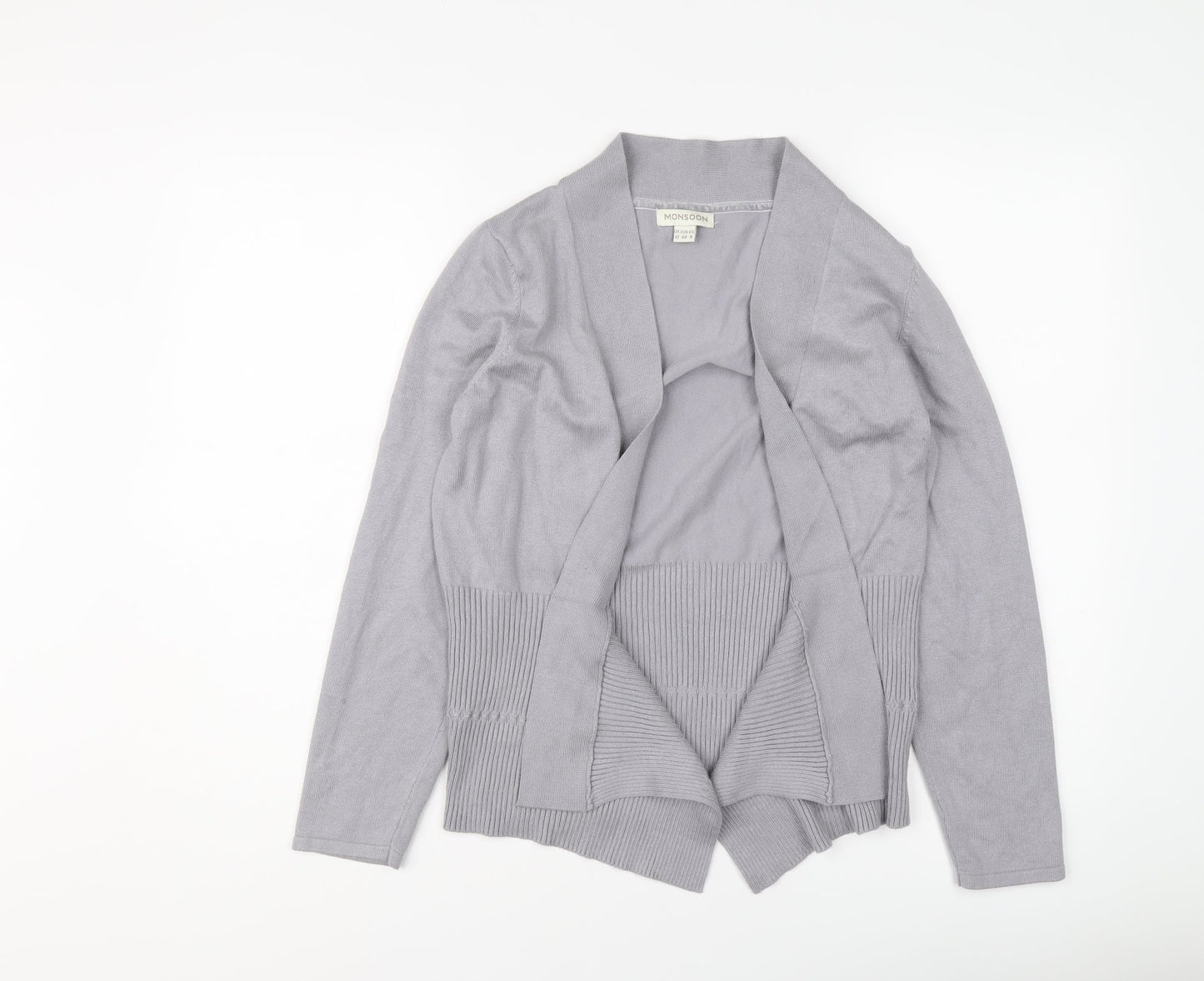 Womens UK Size 12 Monsoon Grey Cardigan Jumper