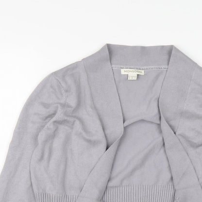 Womens UK Size 12 Monsoon Grey Cardigan Jumper