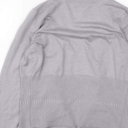 Womens UK Size 12 Monsoon Grey Cardigan Jumper