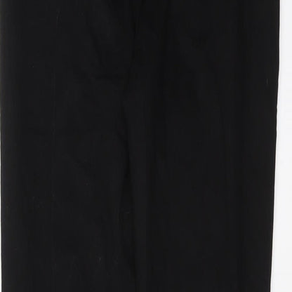 Boohoo Womens Black Cotton Skinny Jeans Size 8 L28 in Regular Button