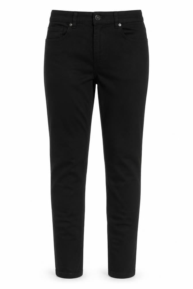 Womens UK Size 34 in Denim & Co. Regular Fit Skinny Black Jeans