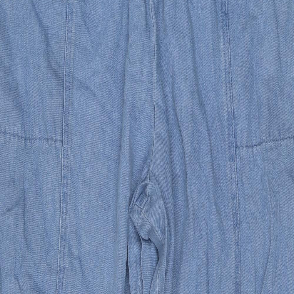 Classics Womens Blue Cotton Straight Jeans Size 40 in L28 in Regular Drawstring