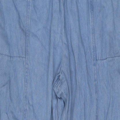 Classics Womens Blue Cotton Straight Jeans Size 40 in L28 in Regular Drawstring