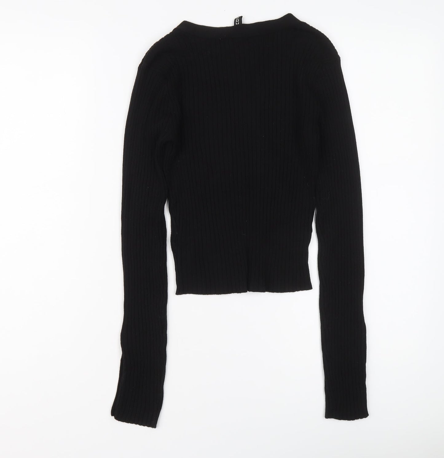 Womens UK Size XS H&M Black Pullover Jumper