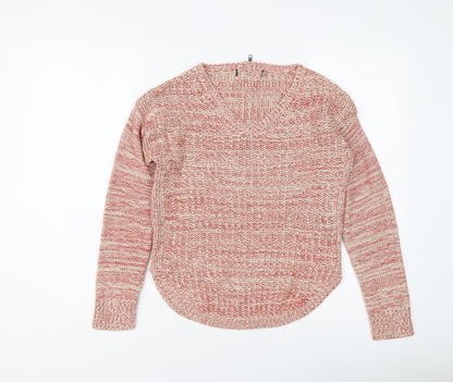 Womens UK Size 8 Marks and Spencer Red Pullover Jumper