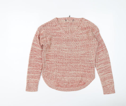 Womens UK Size 8 Marks and Spencer Red Pullover Jumper