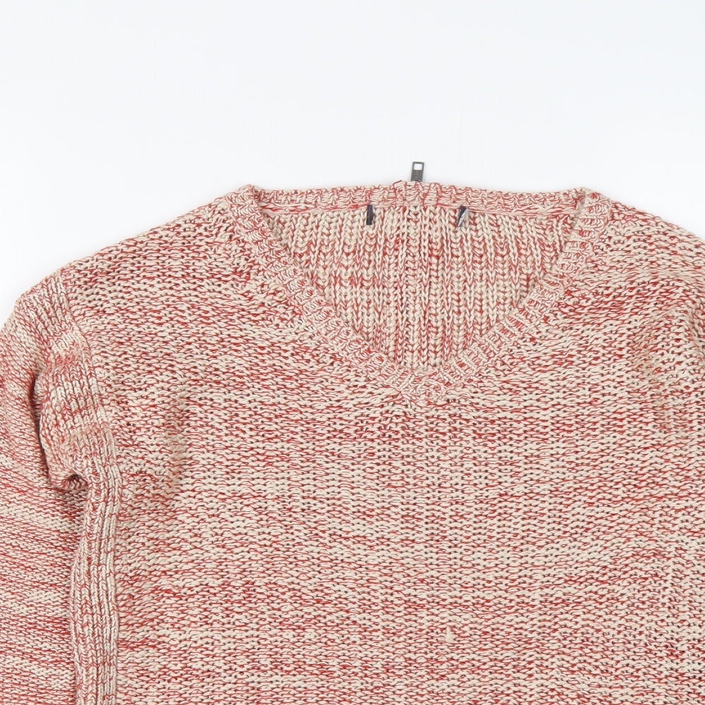 Womens UK Size 8 Marks and Spencer Red Pullover Jumper