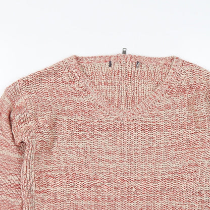 Womens UK Size 8 Marks and Spencer Red Pullover Jumper