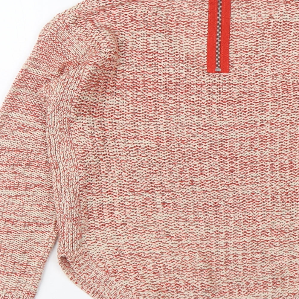 Womens UK Size 8 Marks and Spencer Red Pullover Jumper