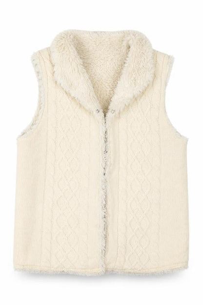 Womens UK Size M Mexx Ivory Gilet