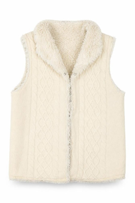 Womens UK Size M Mexx Ivory Gilet