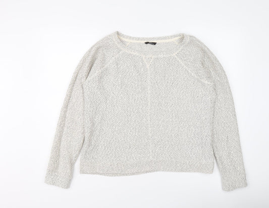 Womens UK Size 16 M&Co Grey Pullover Jumper